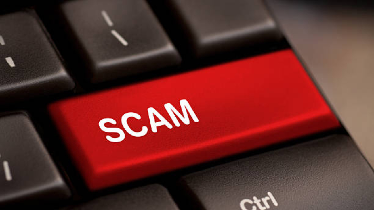 Scam Computer Keys Showing Swindles And Fraud