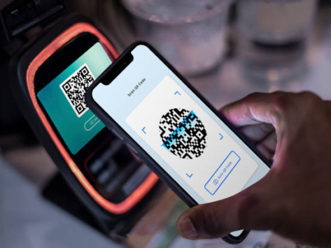 Contactless and cashless payment through qr code and mobile banking